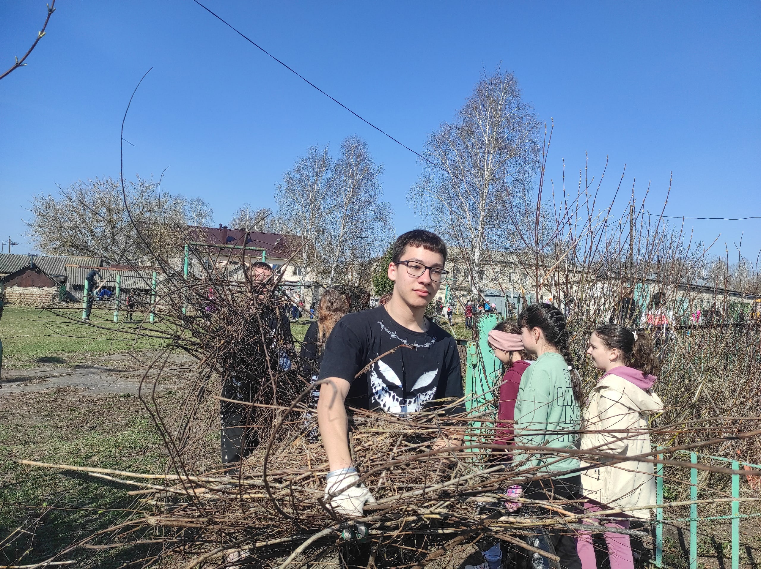 Субботник &amp;quot;Чистое село&amp;quot;.